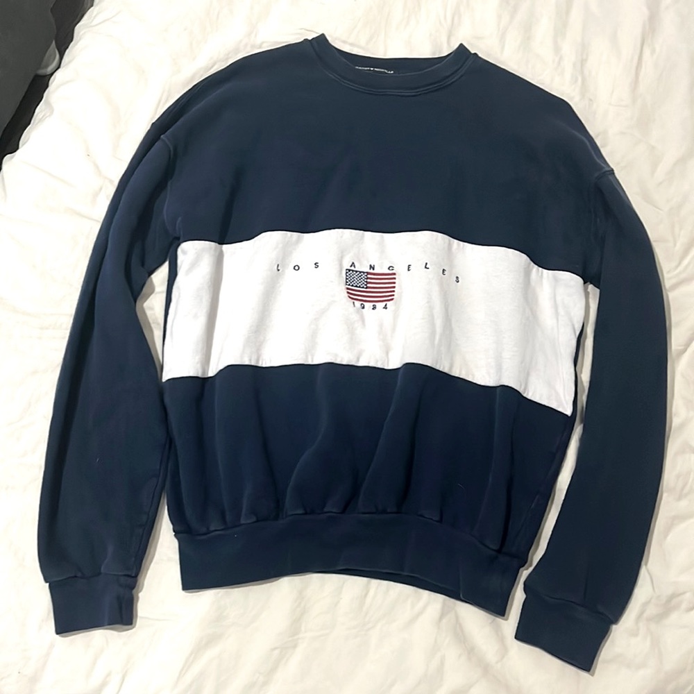 crew neck brandy sweater